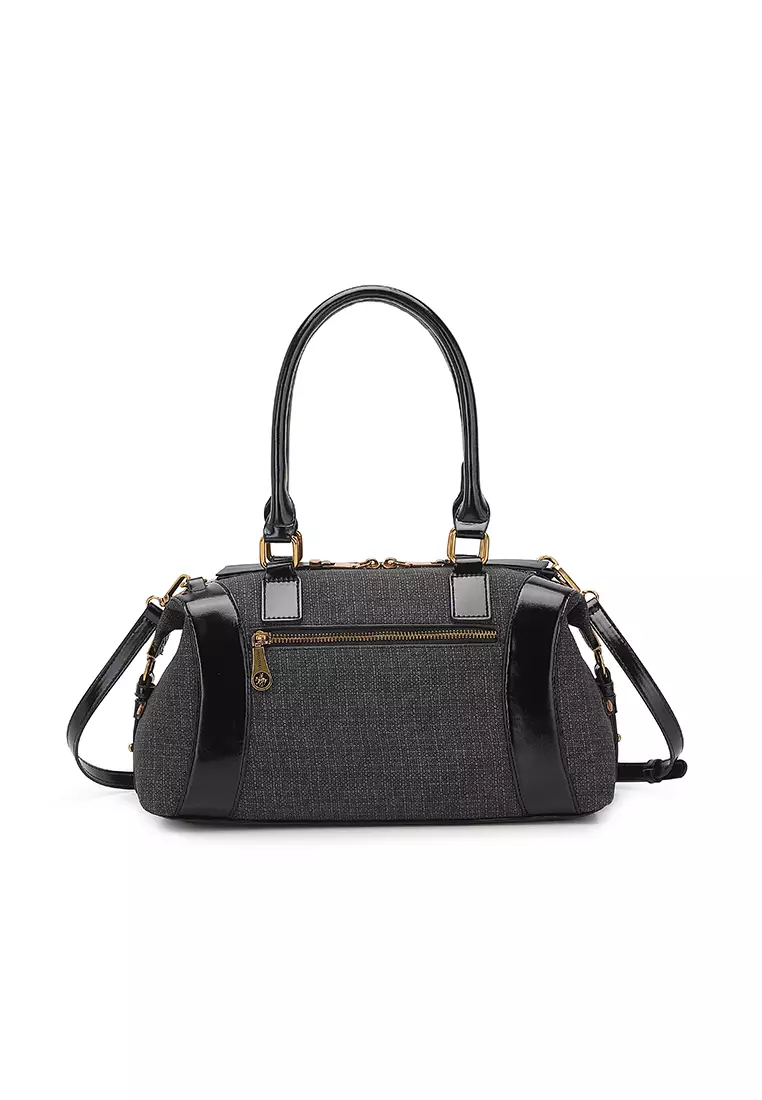 Women's Top Handle Bag / Sling Bag / Crossbody Bag / Shoulder Bag (Tas Tangan Wanita / Tas Selempang Wanita / Tas Bahu Wanita) - Hitam