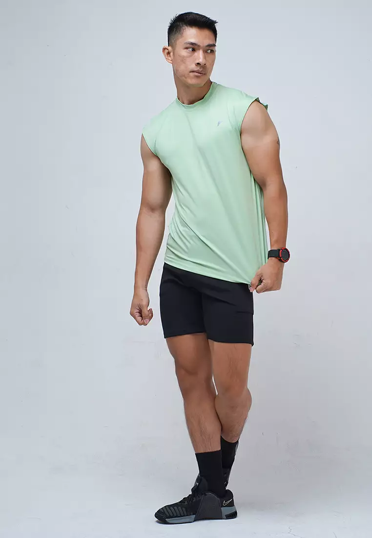 Tanktop Unfinished Sleeveless Essential series Mint