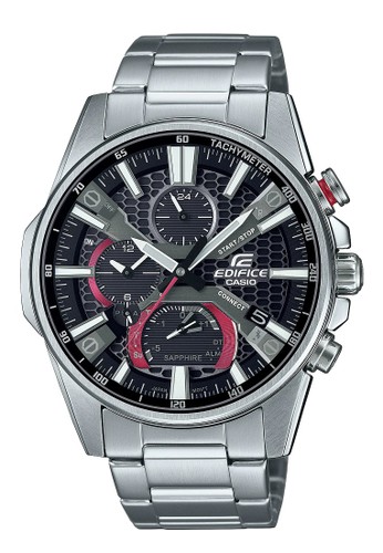 Jual CASIO Casio Edifice Men EQB-1200D-1A Stainless steel Original April  2023| ZALORA Indonesia ®