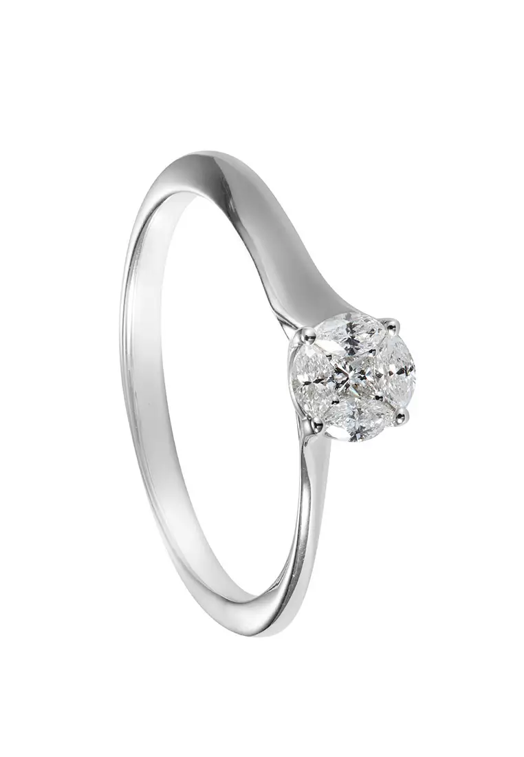 Buy HABIB HABIB Elliecha Diamond Ring 2024 Online ZALORA Singapore
