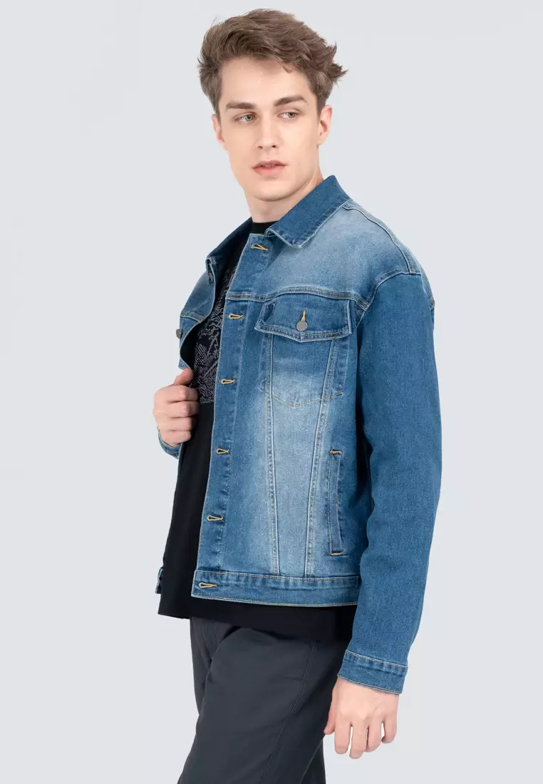 Polo Haus - Men’s Indigo Theme Denim Jacket MDJK1003