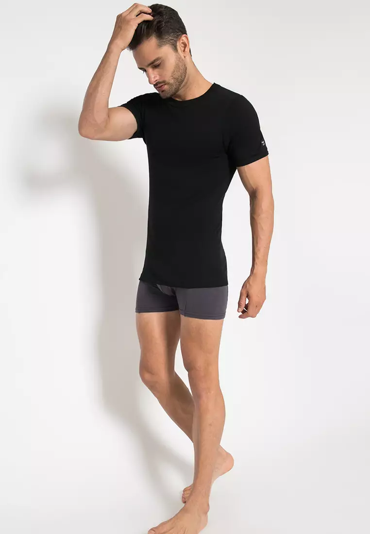 LGS - Innerwear - Pakaian Dalam Pria - Kaos Oblong Pria - Round Neck - LETS.003.333