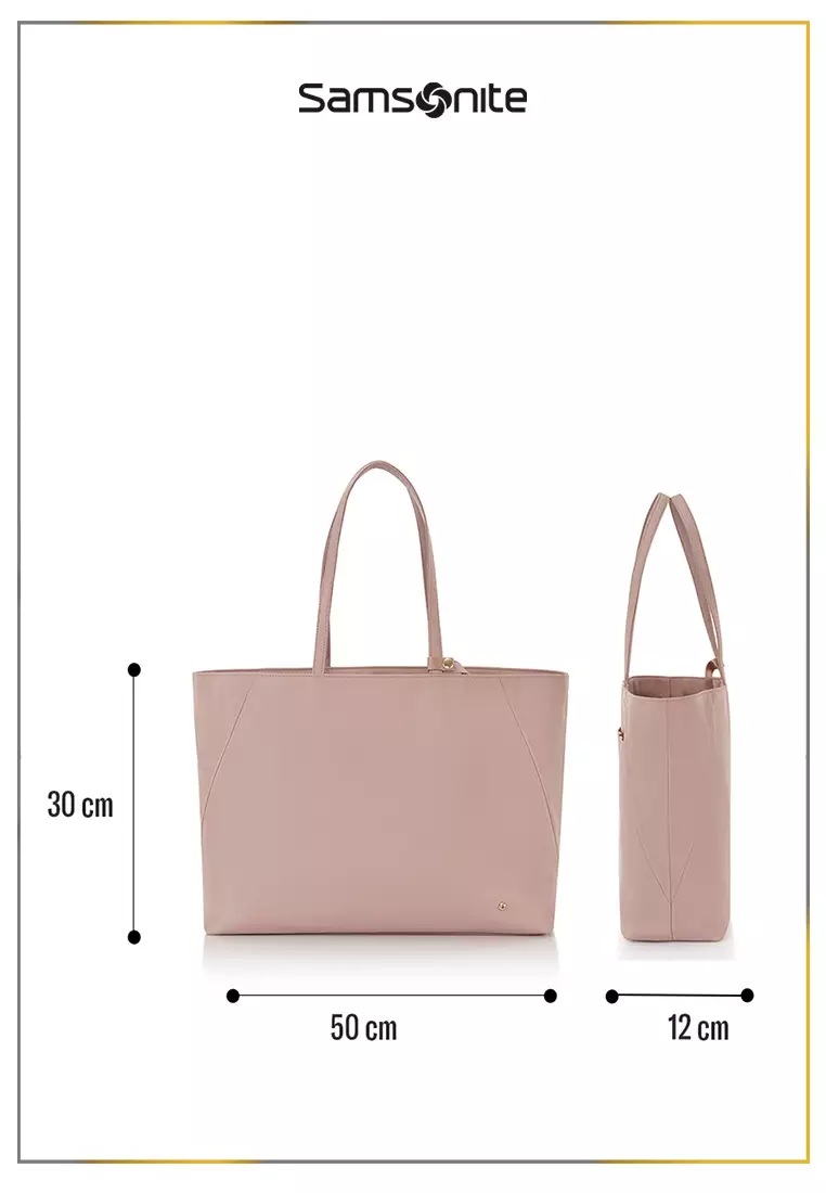 Samsonite Valerie Tote + 14.1" Laptop Sleeve - Rose Quartz