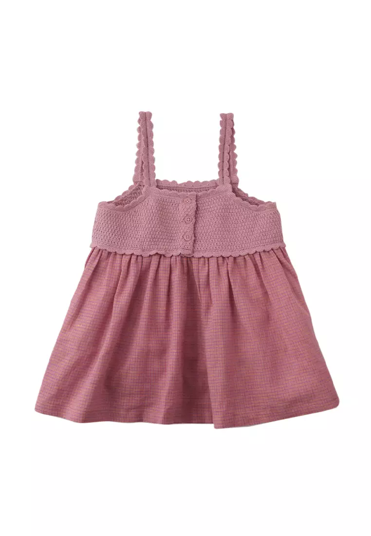 Scarlett Crochet Bodice Strappy Top