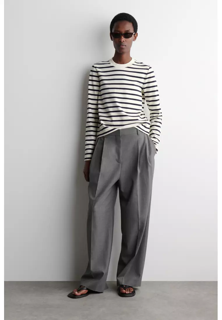 CLEAN CUT REGULAR LONG-SLEEVED T-SHIRT