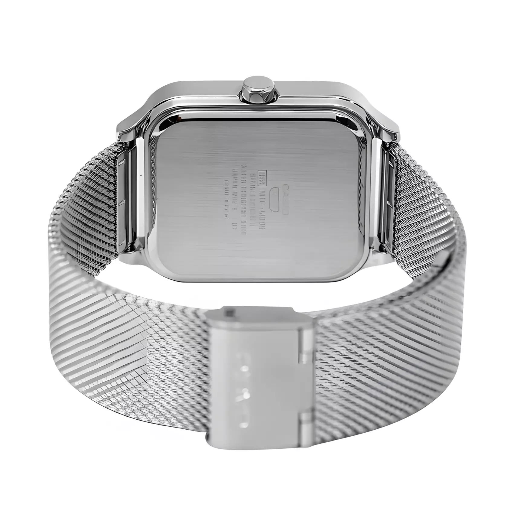 Casio - Jam Tangan Chronograph Wanita - Silver Pink - Mesh Band Stainless Steel - MTP-M306M-4AV