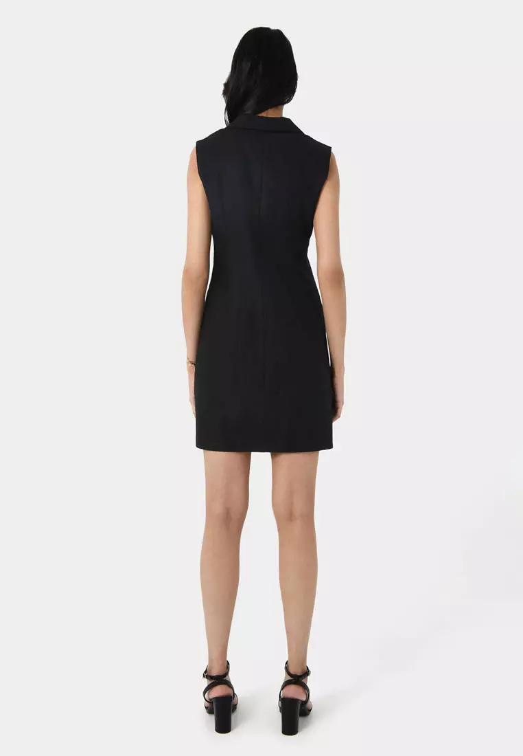 Valeria Buttoned Linen Dress