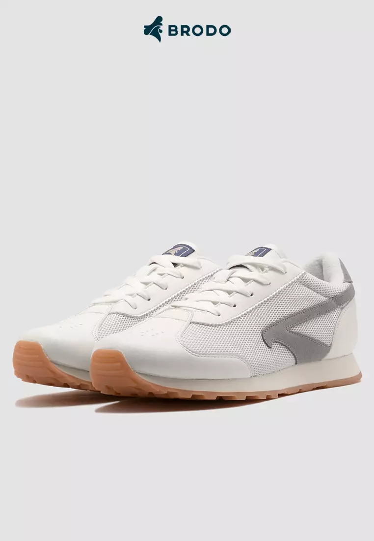 BRODO - Sneakers Corte Jog Santorini Ivory White GS