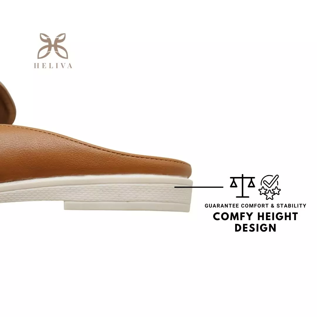 Heliva Ghina Slip On Bustong Shoes Sol 3cm