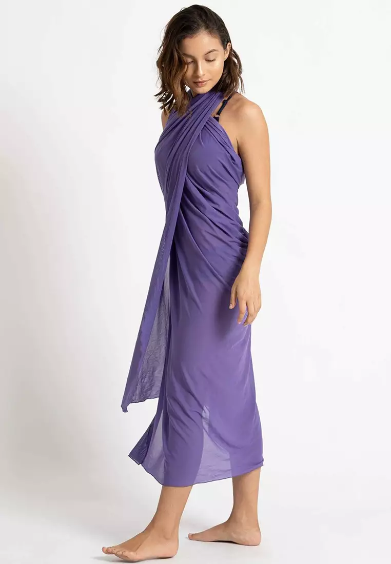 Buy Funfit Classic Pareo Dress Purple 2024 Online Zalora