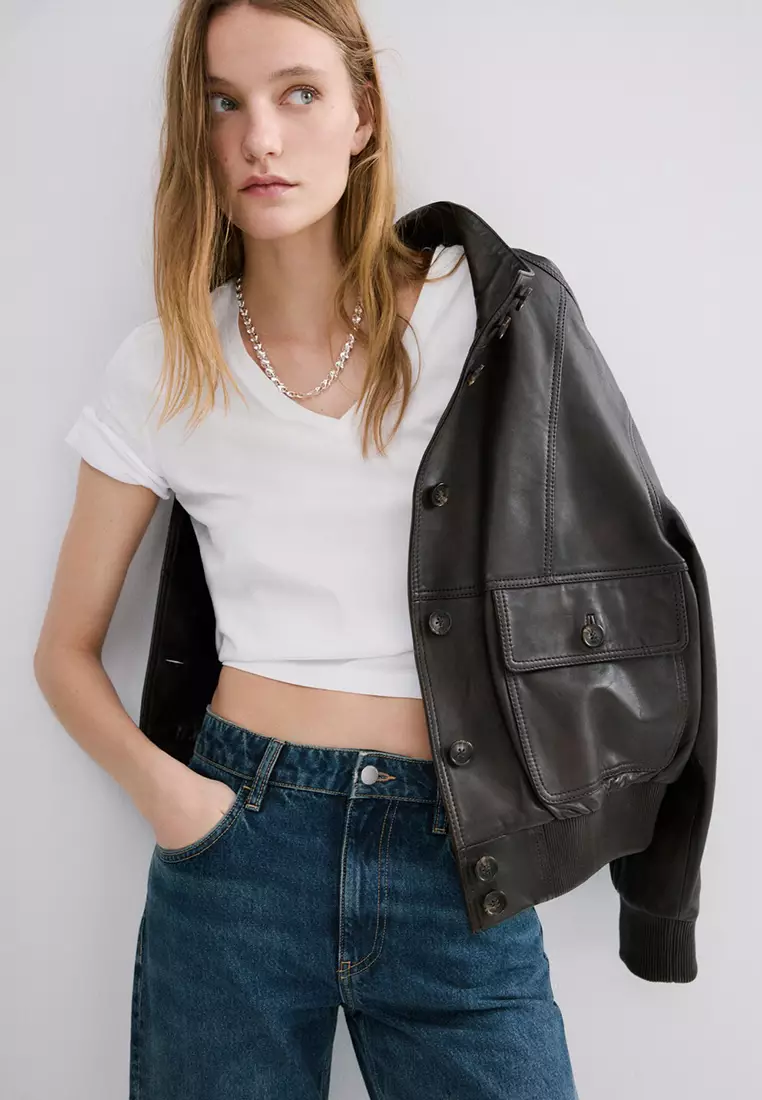 V-Neck Cotton T-Shirt