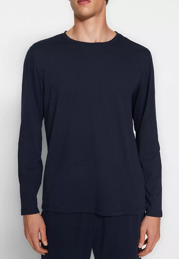 Regular Fit Knitted Pajamas Set