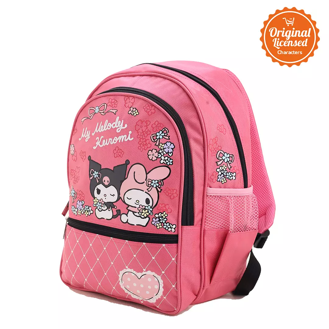 Tas Anak My Melody and Kuromi Heart Rucksack L 27x38 cm