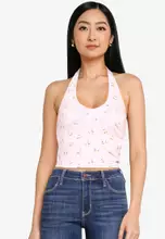 Halter top hollister best sale