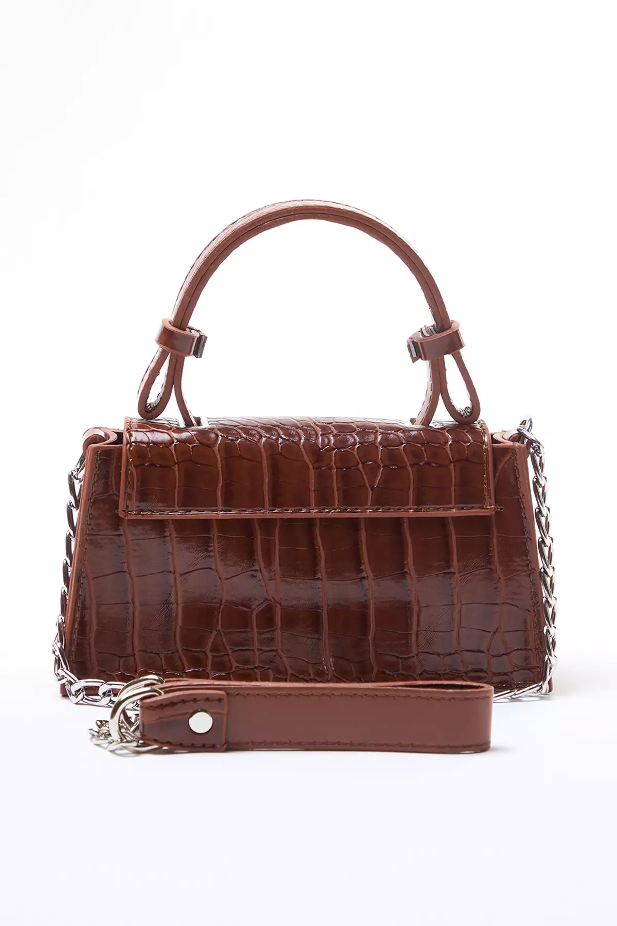 Tan Textured Cross Strap Women's Mini City Bag Twoaw25Oc00001