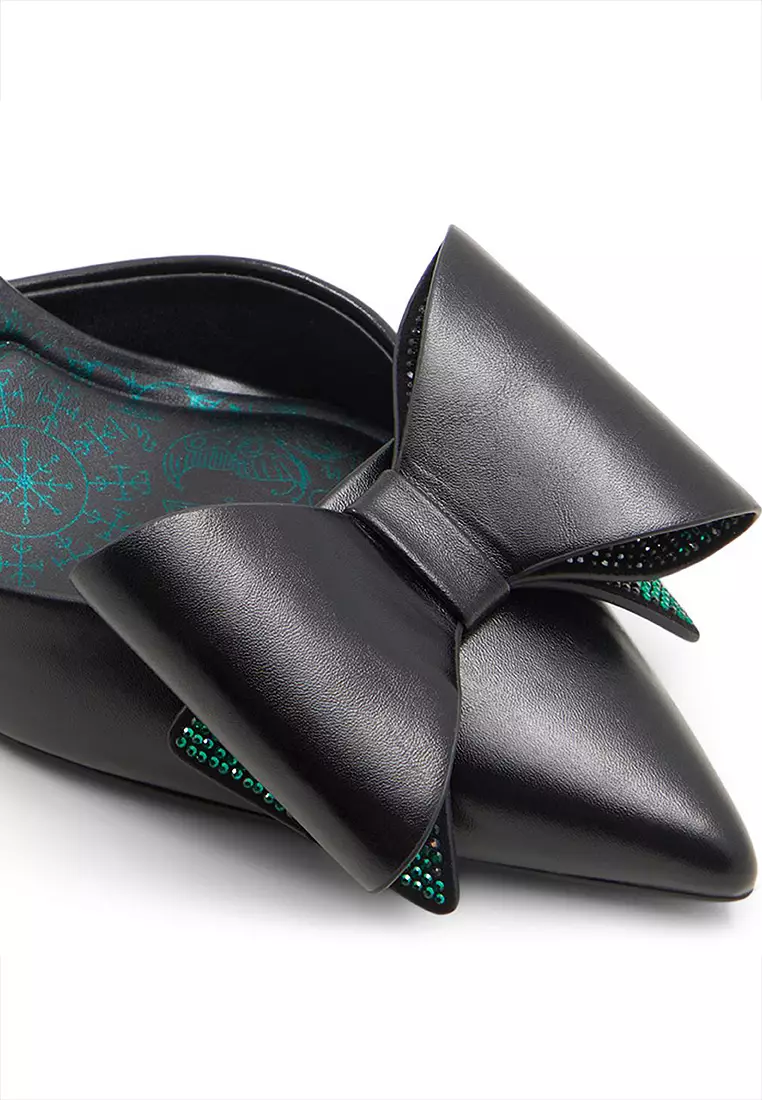 Defy Aldo Black Patent Heels Aldo X Wicked Defy Slingback Bow Heels