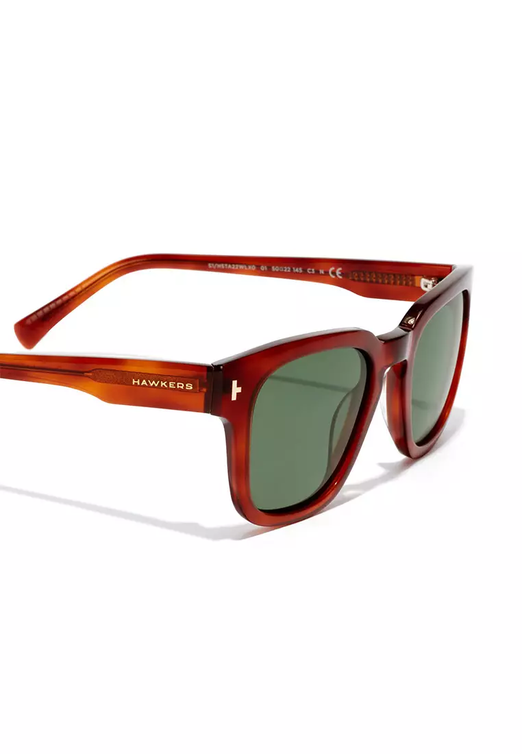 HAWKERS Paprika Turquoise ECO STACK Sunglasses for Men and Women, Unisex. UV400 Protection. Official Product designed in Spain HSTA22WLX0