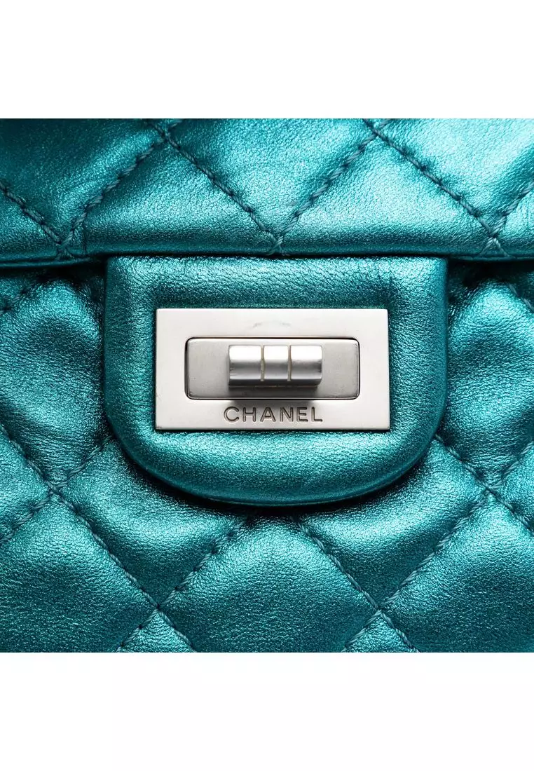 Pre-Loved Chanel Quilted Metallic Calfskin Reissue 2.55 Flap 226