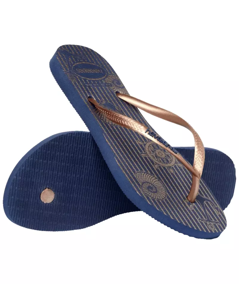[ONLINE EXCLUSIVE] Havaianas 2356 Slim Nautical Nav/Ros - Sandal Wanita