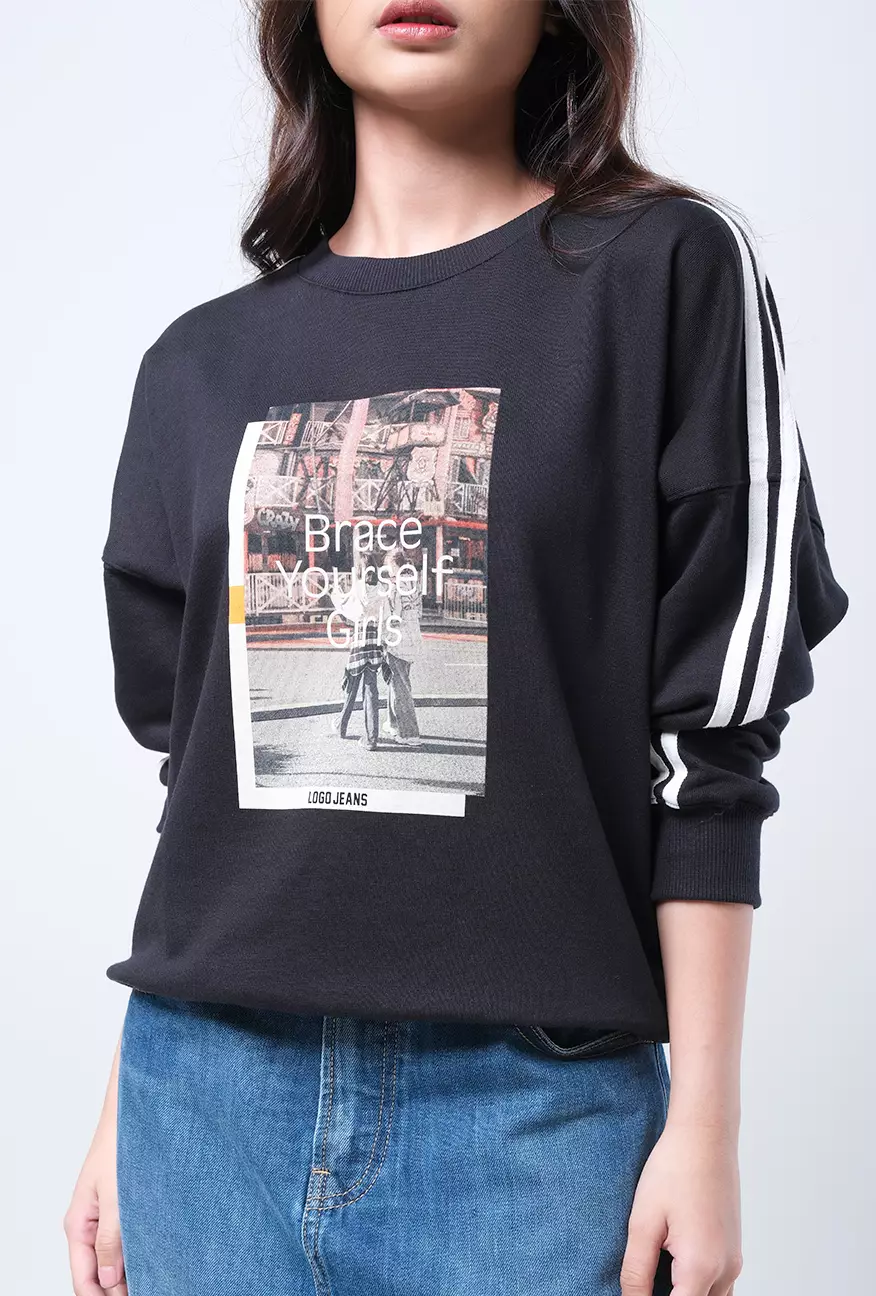 Sweater Wanita Hayra Black