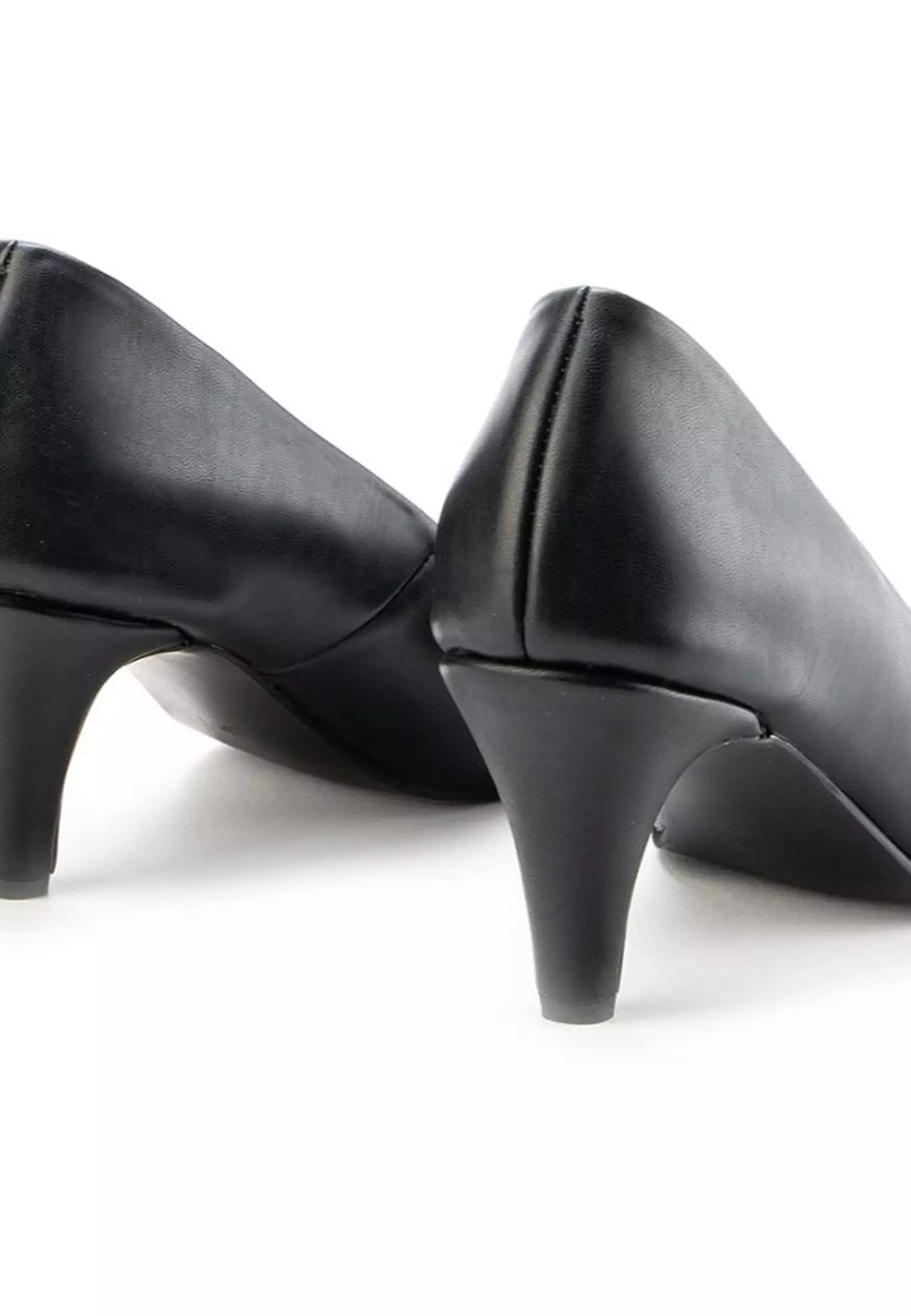 Jasmine Sepatu Pantofel Wanita Kantor Pumps - Black