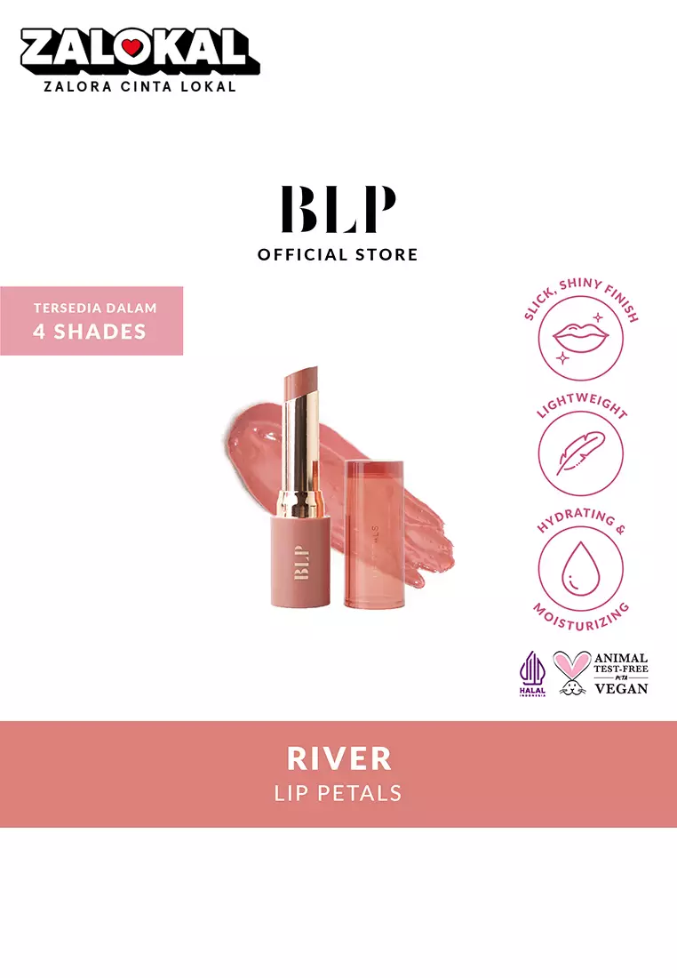 BLP - Lip Petals - 4.5 gr - Lipstik Glossy - River
