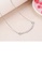 Glamorousky white Simple and Cute Geometric Smiley Face Cubic Zirconia 316L Stainless Steel Necklace 02F22AC7CD1036GS_3