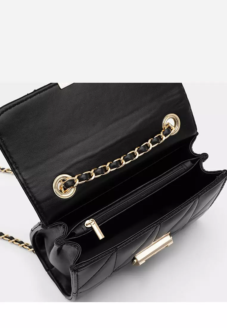 鏈條單肩迷你斜挎小手袋