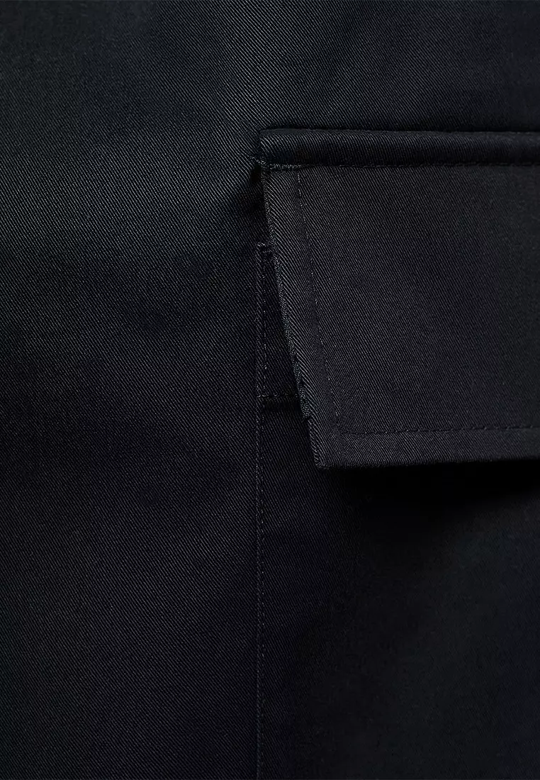 標準剪裁棉工裝褲