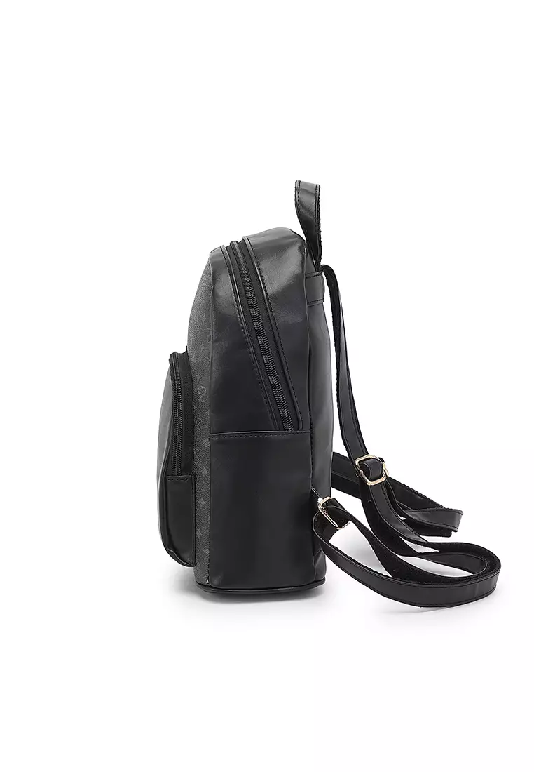 Women's Monogram Mini Backpack - Black