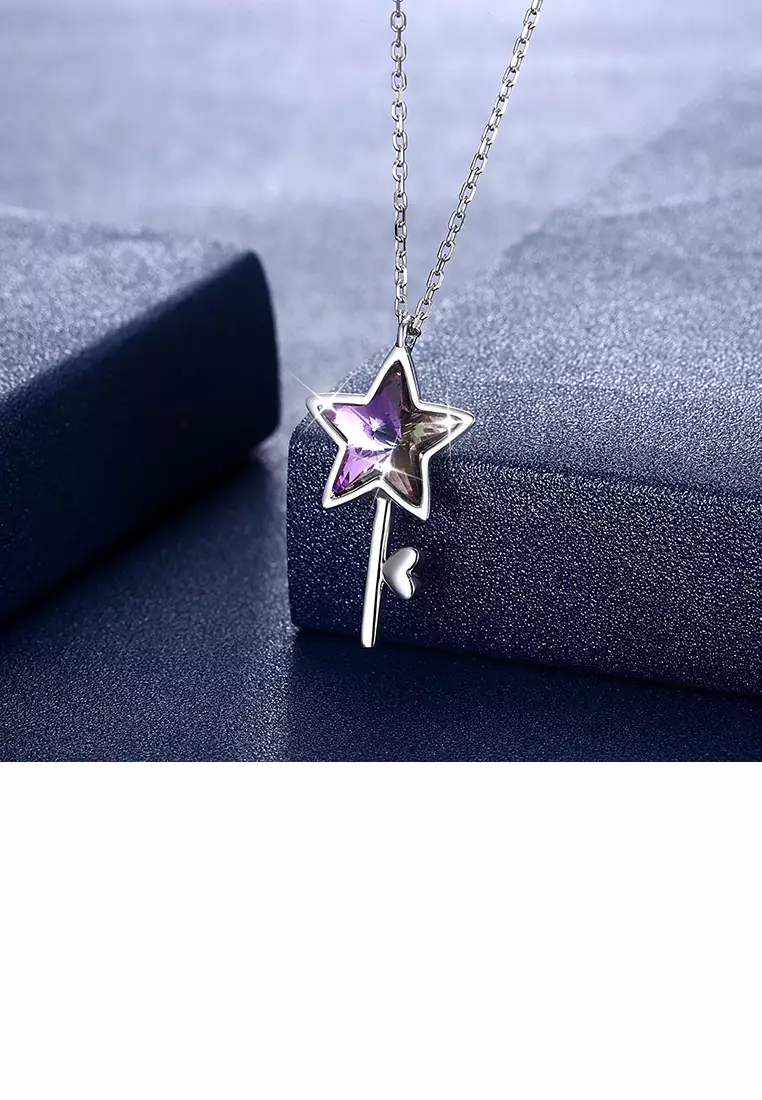 Purple star clearance necklace