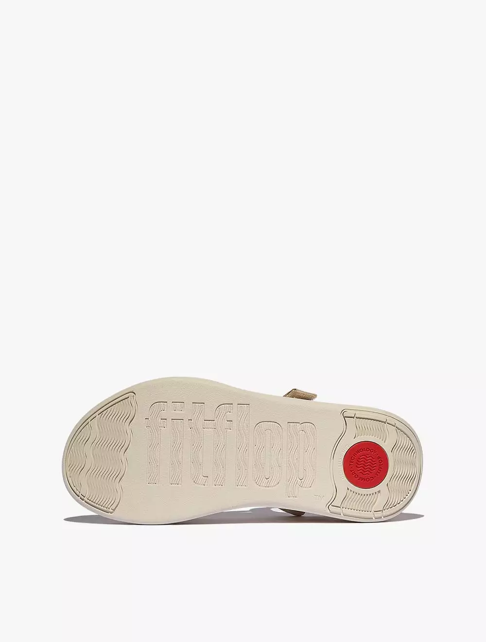 Fitflop F-Mode Go Adj. Webbing Flatform Z-Strap SandalsParis Beige