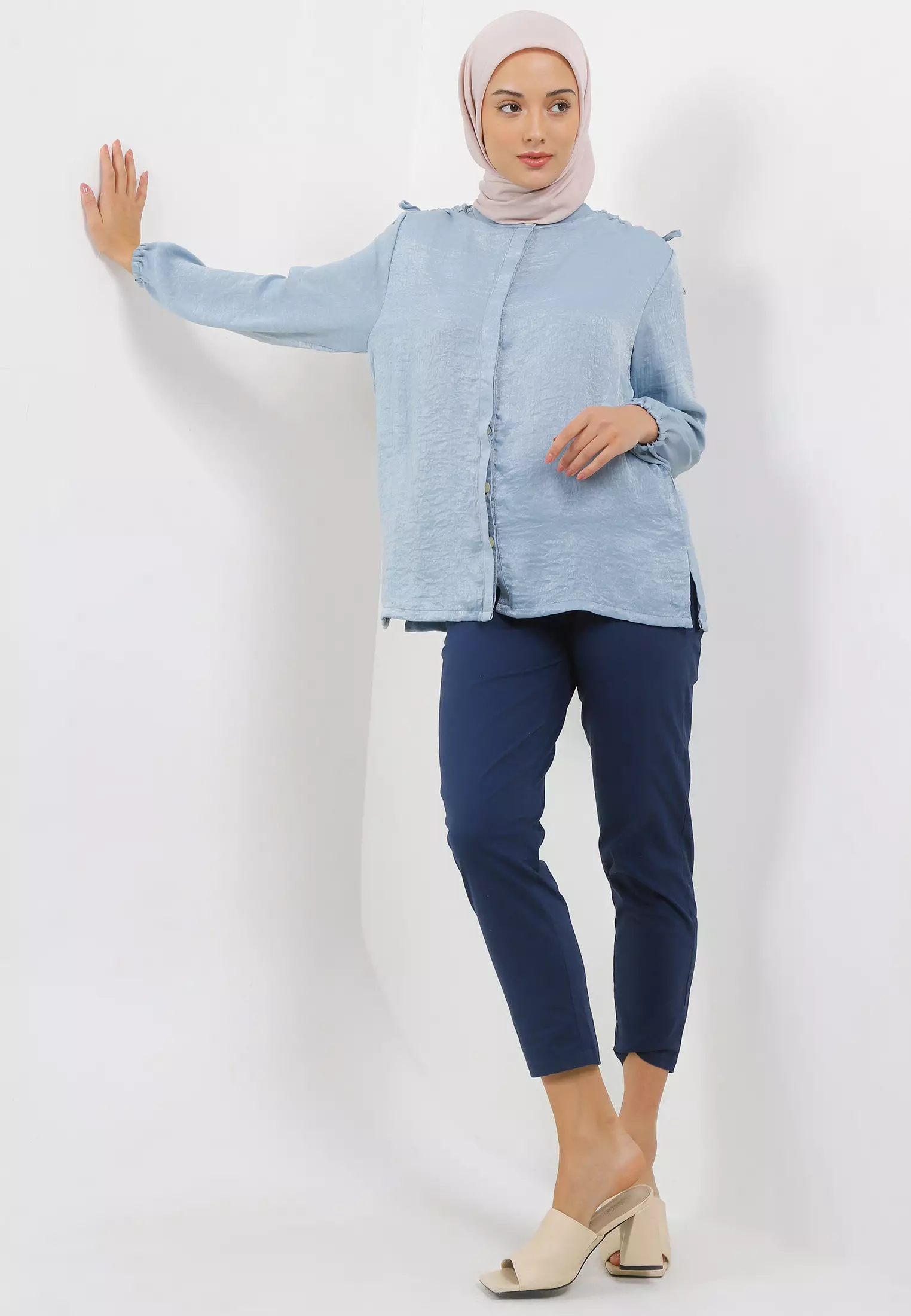 MFMW Tayana Atasan Blouse Tosca