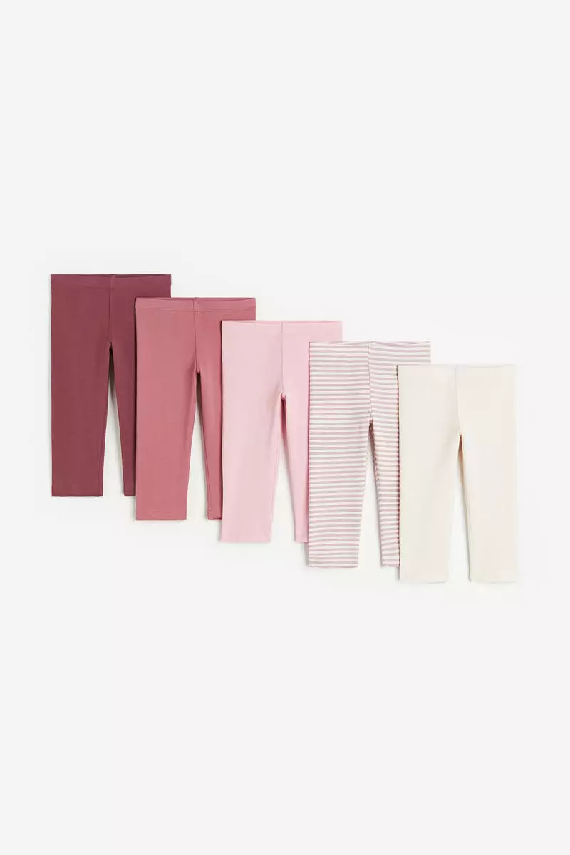 Buy H&M 5-pack cotton Capri leggings Online