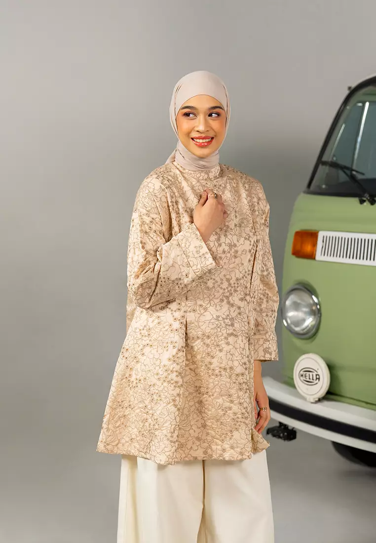 Kami Solene Loose Tunic Beige