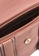 Unisa pink Saffiano Flap Closure Sling Bag UN821AC39YSAMY_5
