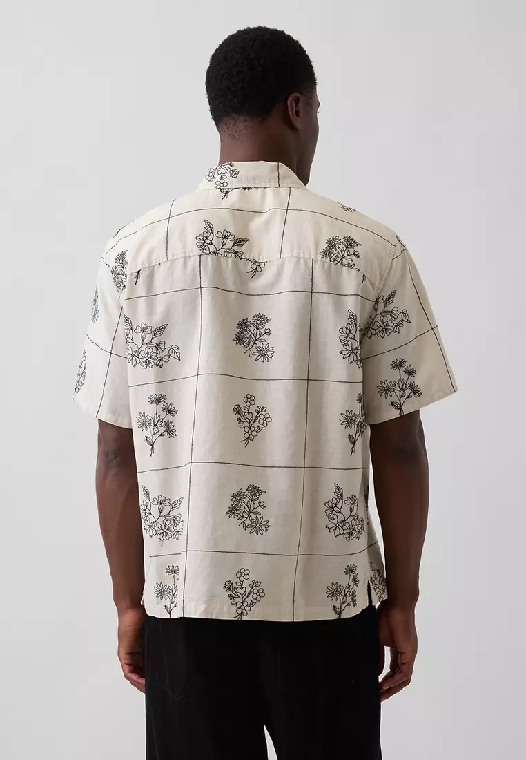 Short Sleeve Linen Shirt