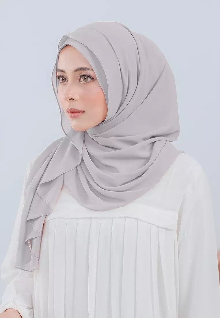 HIJAB INSTAN LUBNA - GREY