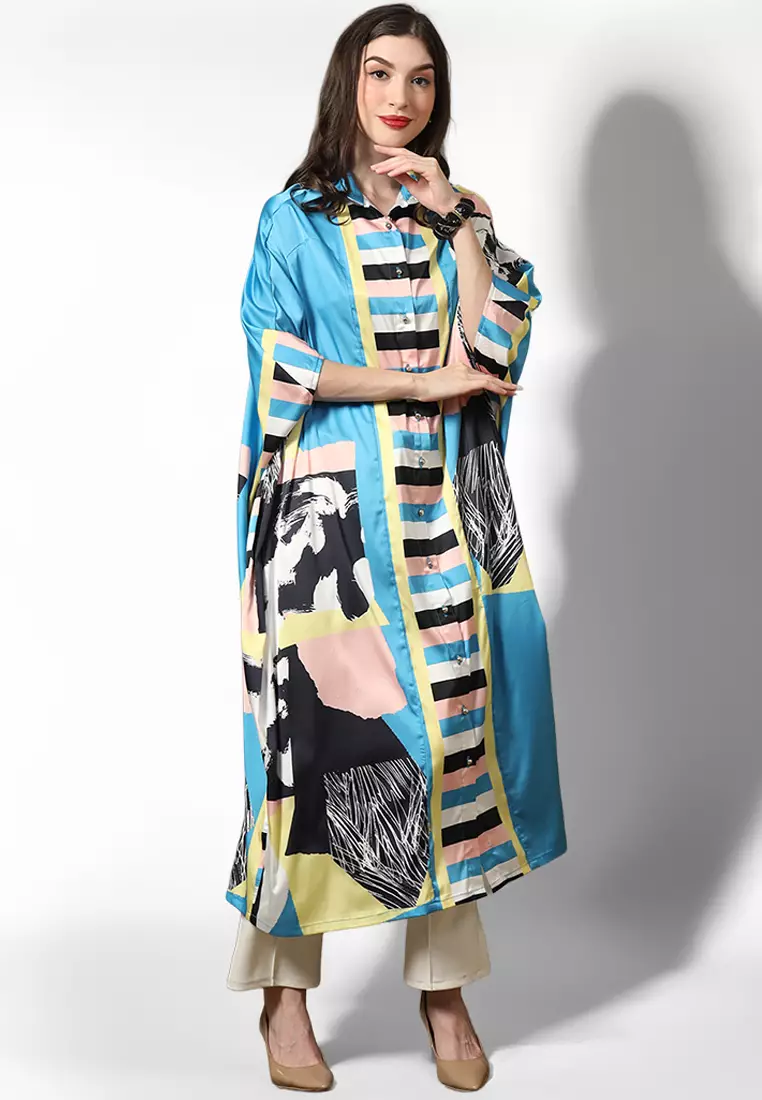 Kanzi Collared Kaftan