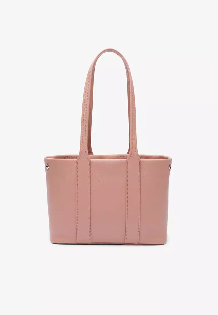 Small City Court Grain Leather Tote