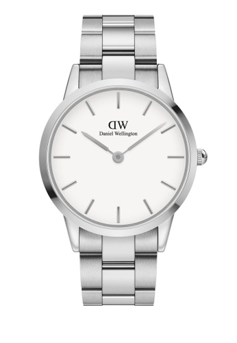 Daniel Wellington silver Iconic Link 40mm Silver White Watch 7BA05AC36B0CEEGS_1