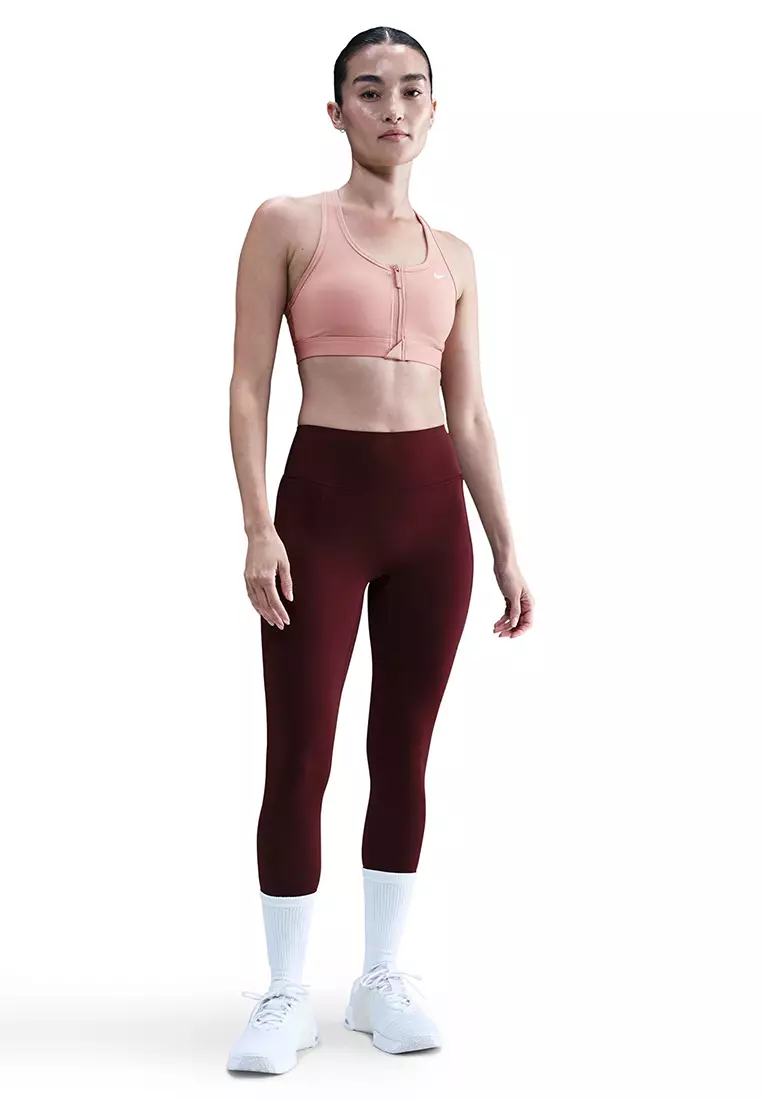 Swoosh Front Zip Women's Medium-Support Padded Sports Bra