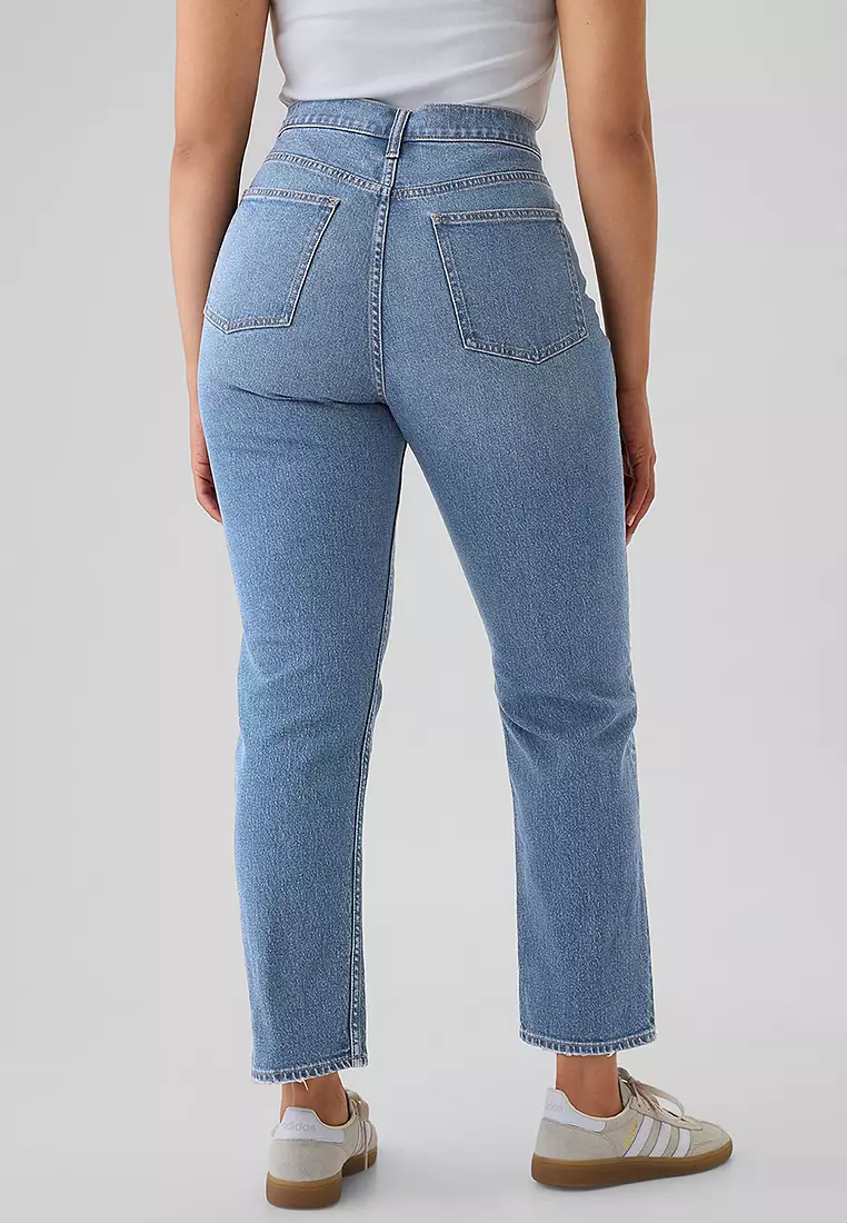 90s Straight High Rise Jeans