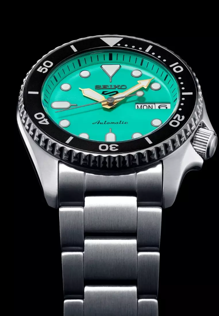 Seiko 5 Sports SKX Series ‘Midi’ Teal 38mm Automatic Watch SRPK33K1
