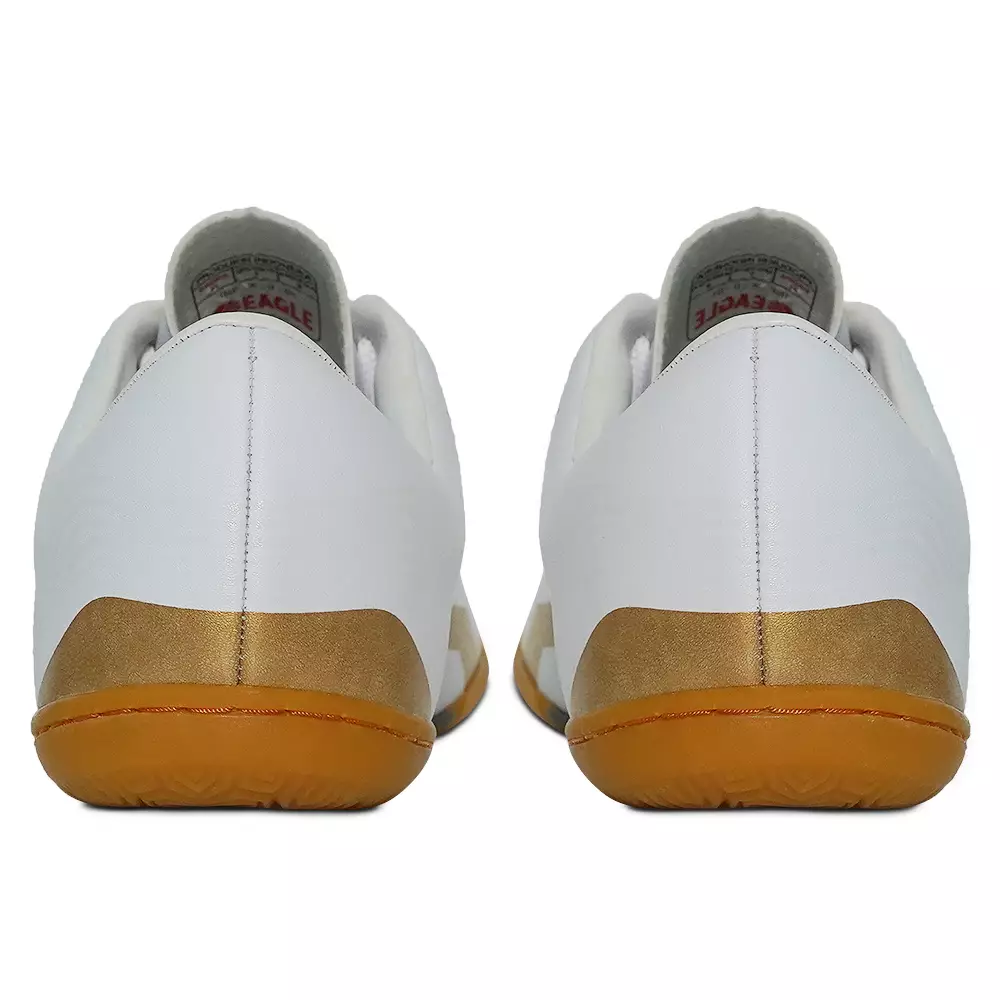 Eagle Sepatu Futsal Sansiro - PUTIH/EMAS