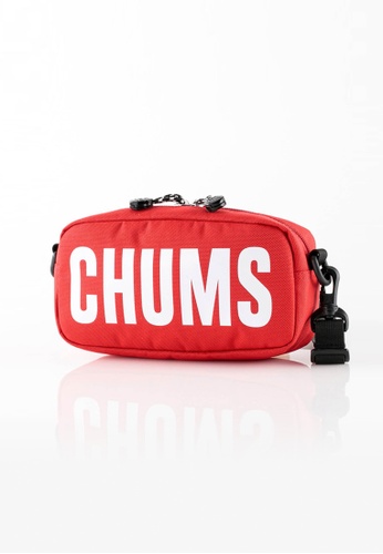 CHUMS red CHUMS Recycle Logo Shoulder Pouch - Red 2AF35ACCC718B6GS_1