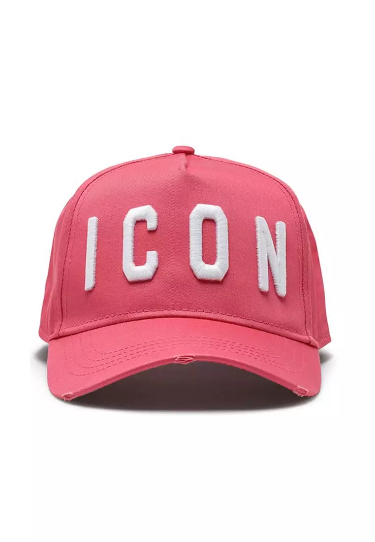 Be Icon Baseball Cap in Pink,White for UNISEX