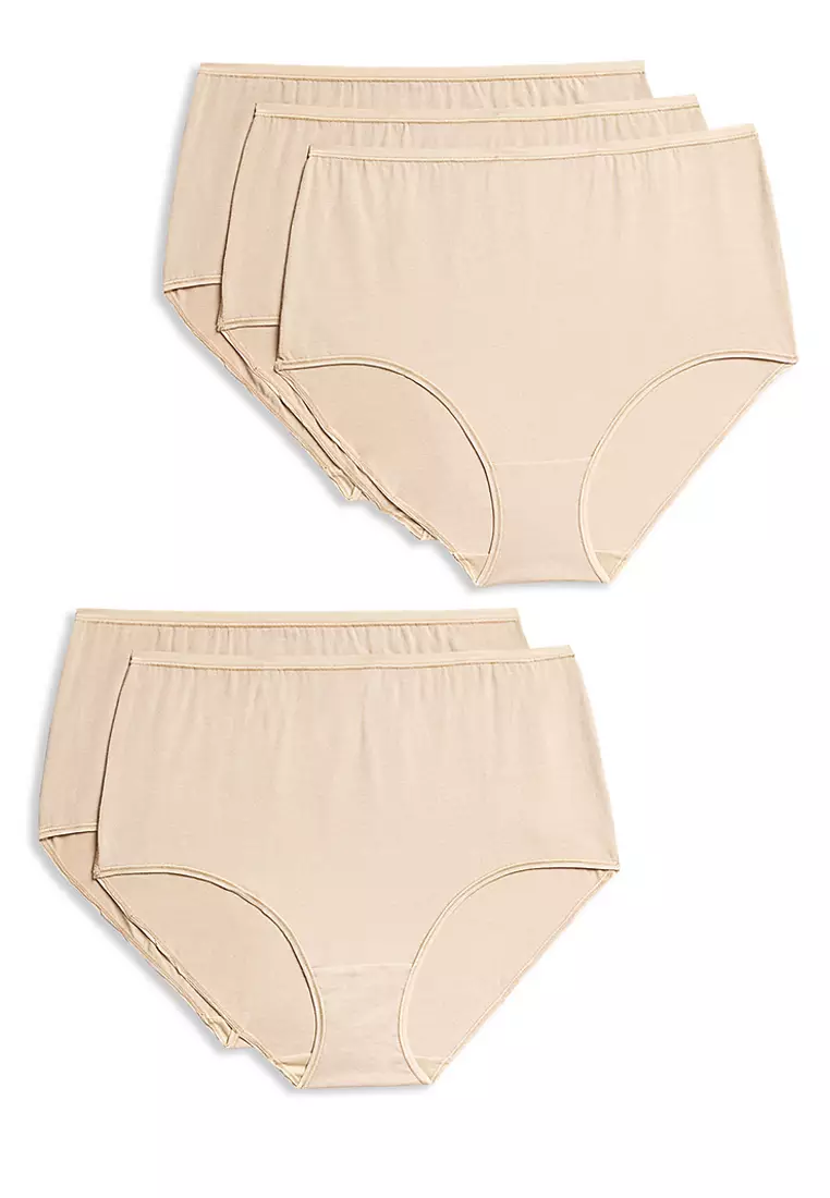 5pk Cotton Modal Rich No VPL Full Briefs