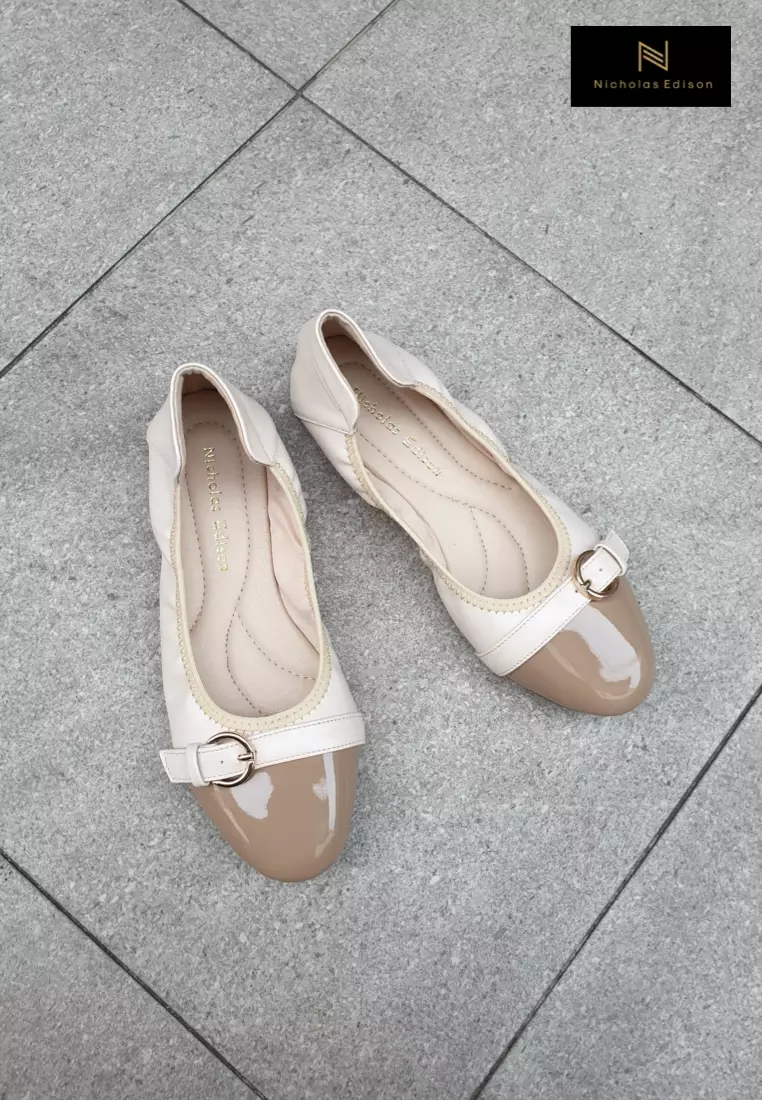 Nicholas Edison Flat Laura Cream