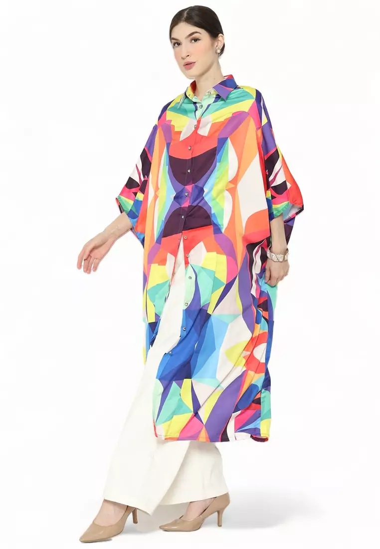 Kanzi Collared Kaftan